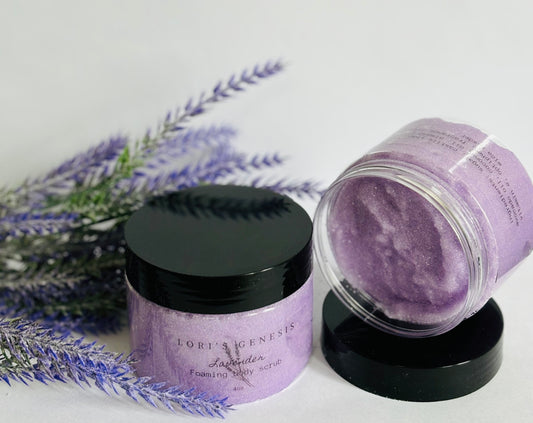 Lavender body scrub